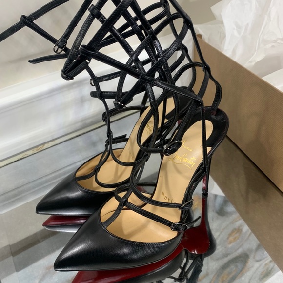 NIB stunning Louboutin Kadreyana 100 Kid 36.5 - Picture 1 of 9